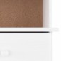 vidaXL Librería con cajones ALTA madera de pino blanco 77x35x186,5 cm vidaXL Librería con cajones ALTA madera de pino blanco 77x35x186,5 cm