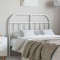 vidaXL Cabecero de metal blanco 120 cm vidaXL Cabecero de metal blanco 120 cm