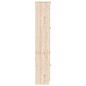 vidaXL Vitrina de cristal ALTA madera maciza de pino 77x35x186,5 cm