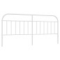 vidaXL Cabecero de metal blanco 200 cm vidaXL Cabecero de metal blanco 200 cm