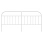 vidaXL Cabecero de metal blanco 200 cm vidaXL Cabecero de metal blanco 200 cm