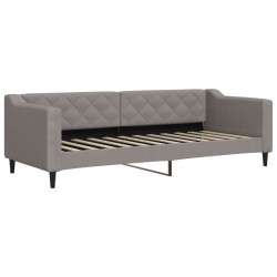 vidaXL Sofá cama tela gris taupe 80x200 cm