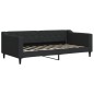 vidaXL Sofá cama tela negro 90x190 cm vidaXL Sofá cama tela negro 90x190 cm