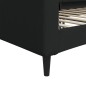 vidaXL Sofá cama tela negro 90x190 cm vidaXL Sofá cama tela negro 90x190 cm