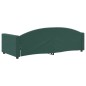 vidaXL Sofá cama terciopelo verde oscuro 90x200 cm vidaXL Sofá cama terciopelo verde oscuro 90x200 cm
