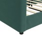 vidaXL Sofá cama terciopelo verde oscuro 90x200 cm vidaXL Sofá cama terciopelo verde oscuro 90x200 cm