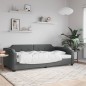 vidaXL Sofá cama tela gris oscuro 90x190 cm vidaXL Sofá cama tela gris oscuro 90x190 cm
