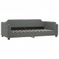 vidaXL Sofá cama tela gris oscuro 90x190 cm vidaXL Sofá cama tela gris oscuro 90x190 cm