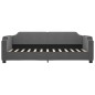 vidaXL Sofá cama tela gris oscuro 90x190 cm vidaXL Sofá cama tela gris oscuro 90x190 cm