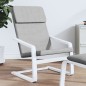 vidaXL Sillón de relax de tela gris claro vidaXL Sillón de relax de tela gris claro