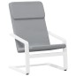 vidaXL Sillón de relax de tela gris claro vidaXL Sillón de relax de tela gris claro
