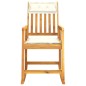 vidaXL Silla mecedora con cojines madera maciza acacia vidaXL Silla mecedora con cojines madera maciza acacia
