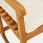 vidaXL Silla mecedora con cojines madera maciza acacia vidaXL Silla mecedora con cojines madera maciza acacia