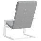 vidaXL Sillón de relax de tela gris claro vidaXL Sillón de relax de tela gris claro
