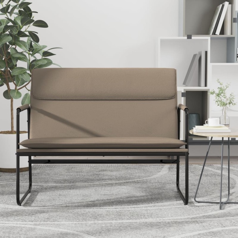 vidaXL Banco de cuero sintético color capuchino 100x64x80 cm vidaXL Banco de cuero sintético color capuchino 100x64x80 cm