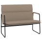 vidaXL Banco de cuero sintético color capuchino 100x64x80 cm vidaXL Banco de cuero sintético color capuchino 100x64x80 cm