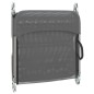 vidaXL Tumbonas plegables 2 uds acero y textilene gris vidaXL Tumbonas plegables 2 uds acero y textilene gris