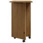 vidaXL Cajonera con ruedas y escritorio MOSS madera pino marrón miel vidaXL Cajonera con ruedas y escritorio MOSS madera pino marrón miel