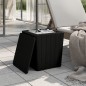 vidaXL Mesa de jardín con tapa extraíble polipropileno negro vidaXL Mesa de jardín con tapa extraíble polipropileno negro