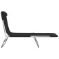 vidaXL Tumbonas plegables 2 uds acero y textilene negro vidaXL Tumbonas plegables 2 uds acero y textilene negro