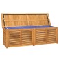 vidaXL Caja de almacenaje de jardín con bolsa teca maciza 175x50x53 cm vidaXL Caja de almacenaje de jardín con bolsa teca maciza 175x50x53 cm