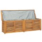 vidaXL Caja de almacenaje de jardín con bolsa teca maciza 175x50x53 cm vidaXL Caja de almacenaje de jardín con bolsa teca maciza 175x50x53 cm