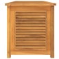vidaXL Caja de almacenaje de jardín con bolsa teca maciza 175x50x53 cm vidaXL Caja de almacenaje de jardín con bolsa teca maciza 175x50x53 cm