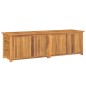 vidaXL Caja de almacenaje de jardín con bolsa teca maciza 175x50x53 cm vidaXL Caja de almacenaje de jardín con bolsa teca maciza 175x50x53 cm