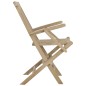 vidaXL Sillas de jardín plegables 2 uds madera maciza teca 56x61x89 cm vidaXL Sillas de jardín plegables 2 uds madera maciza teca 56x61x89 cm