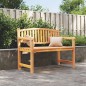 vidaXL Banco de jardín madera maciza de teca 114x59x87 cm vidaXL Banco de jardín madera maciza de teca 114x59x87 cm