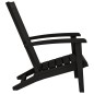 vidaXL Sillas de jardín Adirondack 2 uds polipropileno negro vidaXL Sillas de jardín Adirondack 2 uds polipropileno negro