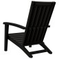 vidaXL Sillas de jardín Adirondack 2 uds polipropileno negro vidaXL Sillas de jardín Adirondack 2 uds polipropileno negro