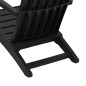 vidaXL Sillas de jardín Adirondack 2 uds polipropileno negro vidaXL Sillas de jardín Adirondack 2 uds polipropileno negro