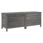 vidaXL Arcón jardín madera maciza abeto gris antracita 150x50x56,5 cm vidaXL Arcón jardín madera maciza abeto gris antracita 150x50x56,5 cm
