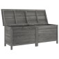 vidaXL Arcón jardín madera maciza abeto gris antracita 150x50x56,5 cm vidaXL Arcón jardín madera maciza abeto gris antracita 150x50x56,5 cm