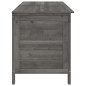 vidaXL Arcón jardín madera maciza abeto gris antracita 150x50x56,5 cm vidaXL Arcón jardín madera maciza abeto gris antracita 150x50x56,5 cm