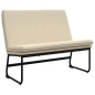 vidaXL Banco de tela color crema 100x75x76 cm vidaXL Banco de tela color crema 100x75x76 cm
