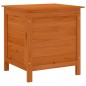 vidaXL Arcón de jardín madera maciza abeto marrón 50x49x56,5 cm vidaXL Arcón de jardín madera maciza abeto marrón 50x49x56,5 cm