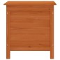 vidaXL Arcón de jardín madera maciza abeto marrón 50x49x56,5 cm vidaXL Arcón de jardín madera maciza abeto marrón 50x49x56,5 cm