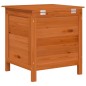 vidaXL Arcón de jardín madera maciza abeto marrón 50x49x56,5 cm vidaXL Arcón de jardín madera maciza abeto marrón 50x49x56,5 cm