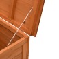 vidaXL Arcón de jardín madera maciza abeto marrón 50x49x56,5 cm vidaXL Arcón de jardín madera maciza abeto marrón 50x49x56,5 cm