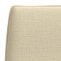 vidaXL Banco de tela color crema 100x75x76 cm vidaXL Banco de tela color crema 100x75x76 cm