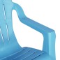 vidaXL Sillas de jardín niños 2 uds aspecto madera PP azul 37x34x44 cm vidaXL Sillas de jardín niños 2 uds aspecto madera PP azul 37x34x44 cm