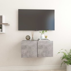 vidaXL Mueble de salón colgante gris hormigón 60x30x30 cm