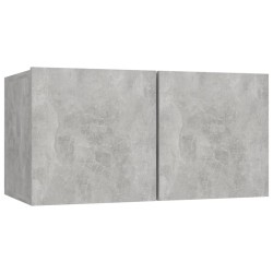 vidaXL Mueble de salón colgante gris hormigón 60x30x30 cm