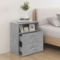 vidaXL Mesitas de noche 2 unidades gris hormigón 50x32x60 cm vidaXL Mesitas de noche 2 unidades gris hormigón 50x32x60 cm