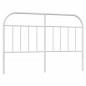 vidaXL Cabecero de metal blanco 140 cm vidaXL Cabecero de metal blanco 140 cm
