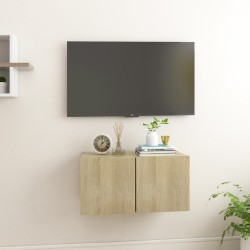 vidaXL Mueble de salón colgante roble Sonoma 60x30x30 cm