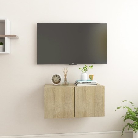 vidaXL Mueble de salón colgante roble Sonoma 60x30x30 cm