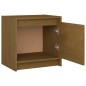 vidaXL Mesitas de noche 2 uds madera de pino marrón miel 40x30,5x40 cm vidaXL Mesitas de noche 2 uds madera de pino marrón miel 40x30,5x40 cm